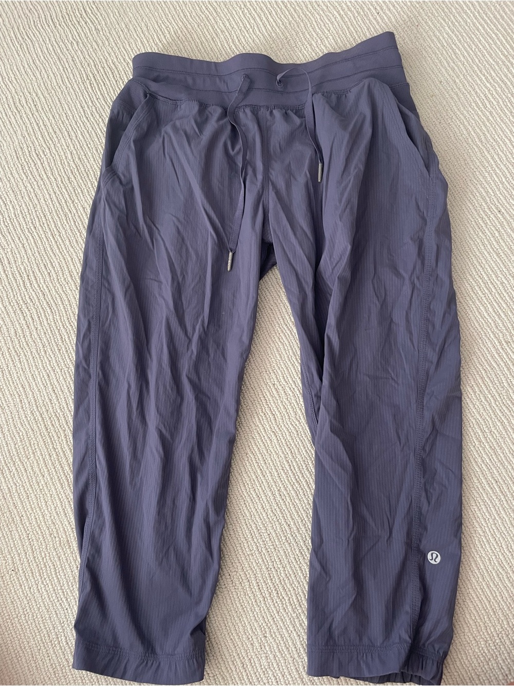 lululemon athletica womens size 6 Drawstring Track Pants - Dark Slate